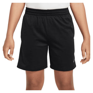 Boys' Dri-FIT Multi Heather Training Shorts Black, Nike, Black, Tennis Express, HF9006-010BH26-BLACK-1