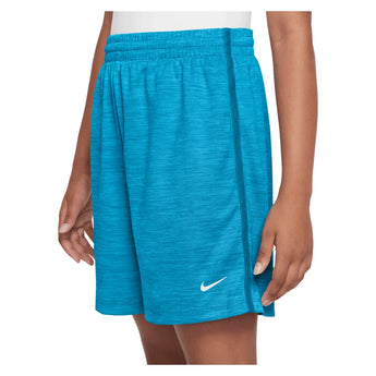 Boys' Dri-FIT Multi Heather Training Shorts Lt Current and Glacier Blue, Nike, Tennis Express, HF9006-418H26-2