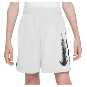 Boys' Dri-Fit Multi Woven Tennis Short White and Black-Apparel-Nike-HF9121-100S25-1-Tennis Express