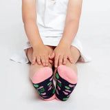 Juniors Happy Feet Tennis Socks-Socks-Ame and Lulu-HFS-T-B-1-Tennis Express