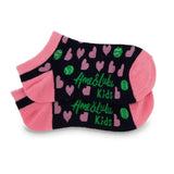 Juniors Happy Feet Tennis Socks-Socks-Ame and Lulu-HFS-T-B-Tennis Express