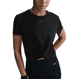 Women's One Classic Twist Short Sleeve Top-Apparel-Nike-HJ1054-010-Tennis Express