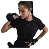 Women's One Classic Twist Short Sleeve Top-Apparel-Nike-HJ1054-010_1-Tennis Express