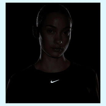 Women's One Classic Twist Short Sleeve Top-Apparel-Nike-HJ1054-010_2-Tennis Express