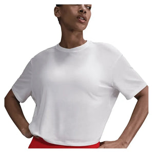 Women's One Relaxed Dri-FIT Cropped Short Sleeve Top-Apparel-Nike-HJ1065-100_5-Tennis Express