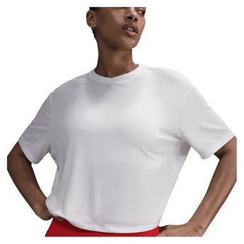 Women's One Relaxed Dri-FIT Cropped Short Sleeve Top-Apparel-Nike-HJ1065-100_5-Tennis Express