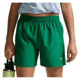 Boys' Dri-FIT Multi Woven 4 Inch Training Short, Nike, 365 Malachite/White, Tennis Express, HJ3742-U26-365-MALACHITE-WHITE-1