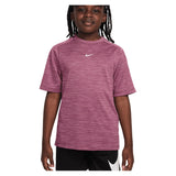 Boys' Dri-FIT Multi Short Sleeve Training Top-Apparel-Nike-HJ3771-641-Tennis Express