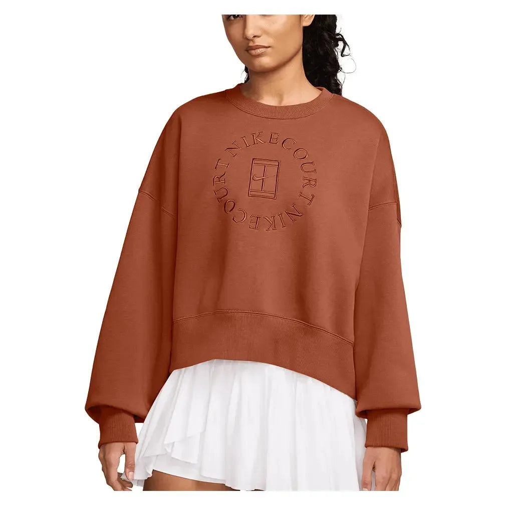 Women's Court Heritage Phoenix Fleece Oversized Long Sleeve Tennis