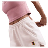 Women's Court Heritage Mid-Rise Fleece Tennis Shorts Silt Red-Apparel-Nike-HJ8990-667H25-1-Tennis Express