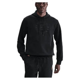 Men's Court Dri-FIT Heritage Fleece Pullover Tennis Hoodie Black and Anthracite-Apparel-Nike-HM6759-010-Tennis Express