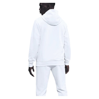 Men's Court Dri-FIT Heritage Fleece Pullover Tennis Hoodie White and Black-Apparel-Nike-, [current_file_name-Tennis Express