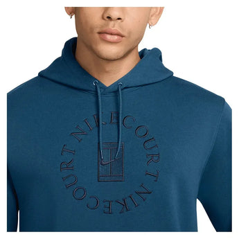 Men's Court Dri-FIT Heritage Fleece Pullover Tennis Hoodie-Apparel-Nike-HM6759-F25-415-6-Tennis Express