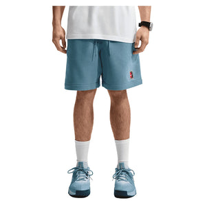 Men's Court Dri-FIT Heritage Fleece Tennis Short Smokey Blue,Apparel,Nike,,,Tennis Express,HM6768-008_1