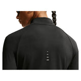 Women's Swift Dri-FIT UV 1/4-Zip Running Top Black and Reflective Silver, Nike, Tennis Express, HQ0499-010H26-3