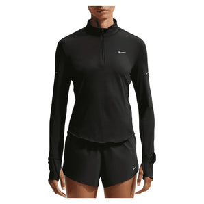 Women's Swift Dri-FIT UV 1/4-Zip Running Top Black and Reflective Silver, Nike, Black/Reflective Silver, Tennis Express, HQ0499-010H26-BLACK-REFLECTIVE-SILVER-1