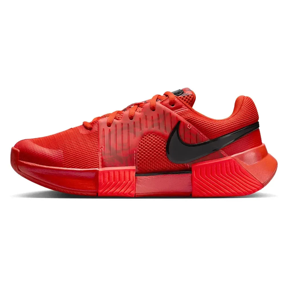 Nike テニスシューズ レッド/ブラック Women's Osaka GP Challenge 1 Tennis Shoes Picante Red and Black