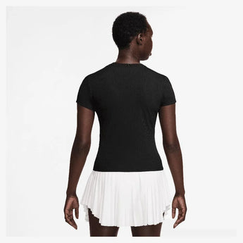 Women's Dri-Fit Advantage Short Sleeve Tennis Top-Apparel-Nike-HQ2994-010_1-Tennis Express