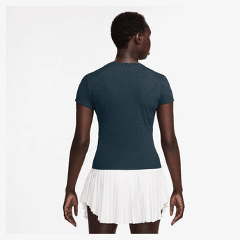 Women's Dri-Fit Advantage Short Sleeve Tennis Top-Apparel-Nike-HQ2994-478_3-Tennis Express