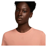 Women's Dri-Fit Advantage Short Sleeve Tennis Top Apricot Agate-Apparel-Nike-HQ2994-844_3-Tennis Express