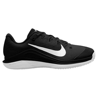 Women's Vapor 12 Clay Tennis Shoes Black and White-Footwear-Nike-HQ6027-001_2-Tennis Express