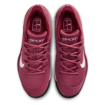 Women's Clay Court Zoom Vapor 12 Tennis Shoes Pink Smoke and White,Footwear,Nike,,,Tennis Express,HQ6027-600F26-3