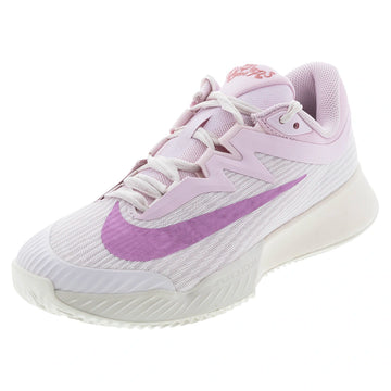 Women's CLAY Court Paris Vapor Pro 3 Premium Tennis Shoes Pearl Pink and Lt Magenta