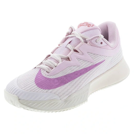 Women's CLAY Court Paris Vapor Pro 3 Premium Tennis Shoes Pearl Pink and Lt Magenta