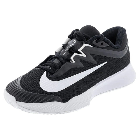 Mens CLAY Court Zoom Vapor Pro 3 Tennis Shoes Black and White