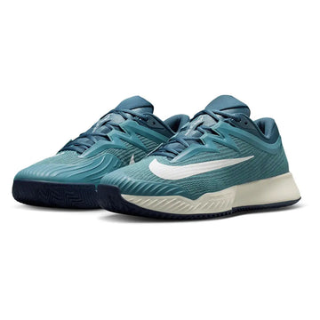 Men's CLAY Court Zoom Vapor Pro 3 Tennis Shoes Smokey Blue and White