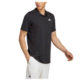Men's Club Pique Tennis Polo Black-Apparel-Adidas-HS3246-S23-3-Tennis Express