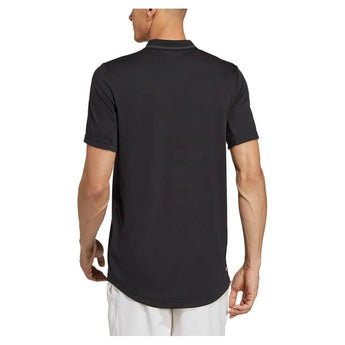 Men's Club Pique Tennis Polo Black-Apparel-Adidas-HS3246-S23-4-Tennis Express