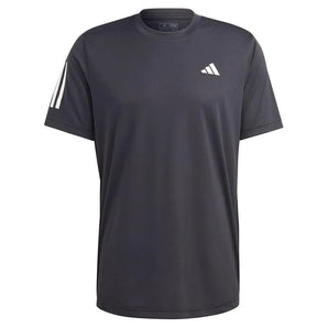 Men's Club 3 Stripe Tennis Top Black-Apparel-Adidas-HS3262-B-1_74e06b77-6ea6-4092-a253-cd7224d88a57-Tennis Express