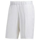 Men's Club Stretch Woven 9 Inch Tennis Shorts White-Apparel-Adidas-HS3283-9-B-Tennis Express