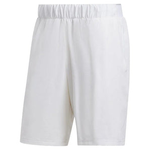 Men's Club Stretch Woven 9 Inch Tennis Shorts White-Apparel-Adidas-HS3283-9-B-Tennis Express