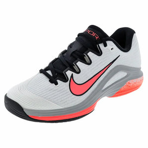 Women's Zoom Vapor 12 Premium Tennis Shoes White and Hot Lava,Footwear,Nike,5,White/Hot Lava,Tennis Express,HV1449-100H25copy