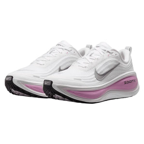 Women's Vomero Plus Road Running Shoes White and Metallic Silver, Nike, White/Metallic Silver, Tennis Express, HV8154-110H26-WHITE-METALLIC-SILVER-1