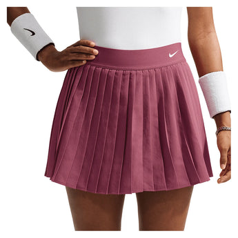Women's Dri-FIT Victory High Rise Pleated Tennis Skort,Apparel,Nike,654 Pink Smoke/White,XS,Tennis Express,HV9951-654