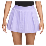 Women's Dri-FIT Victory High Rise Pleated Tennis Skort, Nike, 580 Purple Pulse/White, Tennis Express, HV9951-H26-580-PURPLE-PULSE-WHITE-1