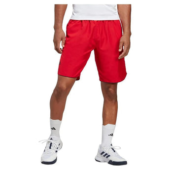 Men's Club 9 Inch Tennis Shorts Better Scarlet-Apparel-Adidas-IA0017-31-Tennis Express