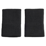 Unisex Large Tennis Wristbands Black and Iron,Accessories,Adidas,,,Tennis Express,IA7544-2