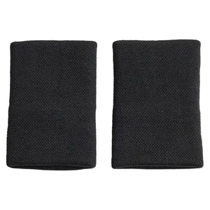 Unisex Large Tennis Wristbands Black and Iron,Accessories,Adidas,,,Tennis Express,IA7544-2