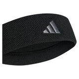 Unisex Tennis Headband Black and Iron,Accessories,Adidas,,,Tennis Express,IA7546-2