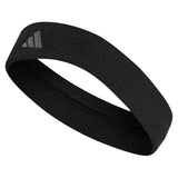 Unisex Tennis Headband Black and Iron,Accessories,Adidas,Black/Iron,One Size,Tennis Express,IA7546