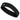 Unisex Tennis Headband Black and Iron