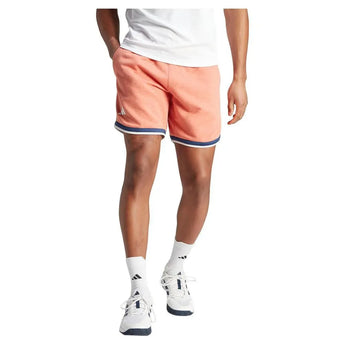 Men's Clubhouse 7 inch Premium Classic Tennis Shorts Wonder Clay-Apparel-Adidas-IA8284_3-Tennis Express