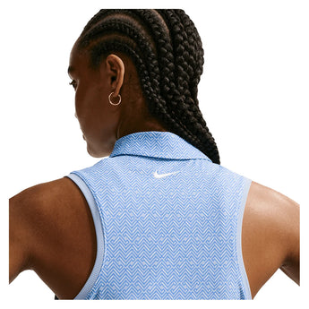 Women's Dri-FIT Victory Sleeveless Print Tennis Polo-Apparel-Nike-IB0321-407-1-Tennis Express