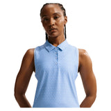 Women's Dri-FIT Victory Sleeveless Print Tennis Polo-Apparel-Nike-IB0321-407-2-Tennis Express