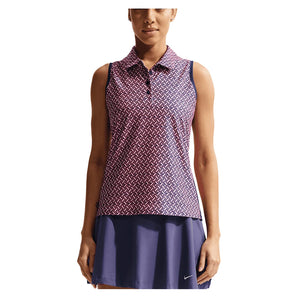 Women's Dri-FIT Victory Sleeveless Print Tennis Polo-Apparel-Nike-IB0321-410_1-705286Tennis Express