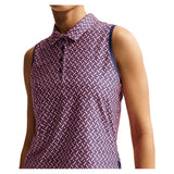 Women's Dri-FIT Victory Sleeveless Print Tennis Polo-Apparel-Nike-IB0321-410_4-Tennis Express
